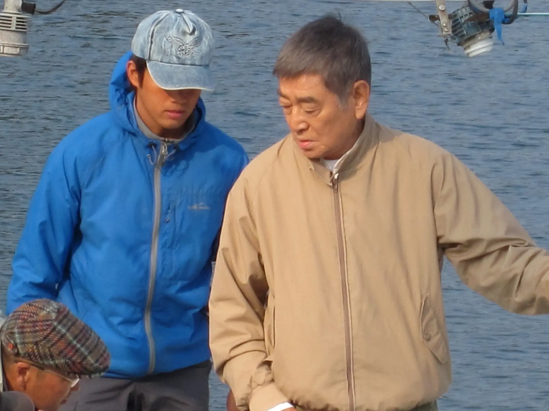 映画『あなたへ』の撮影に臨む高倉健さん